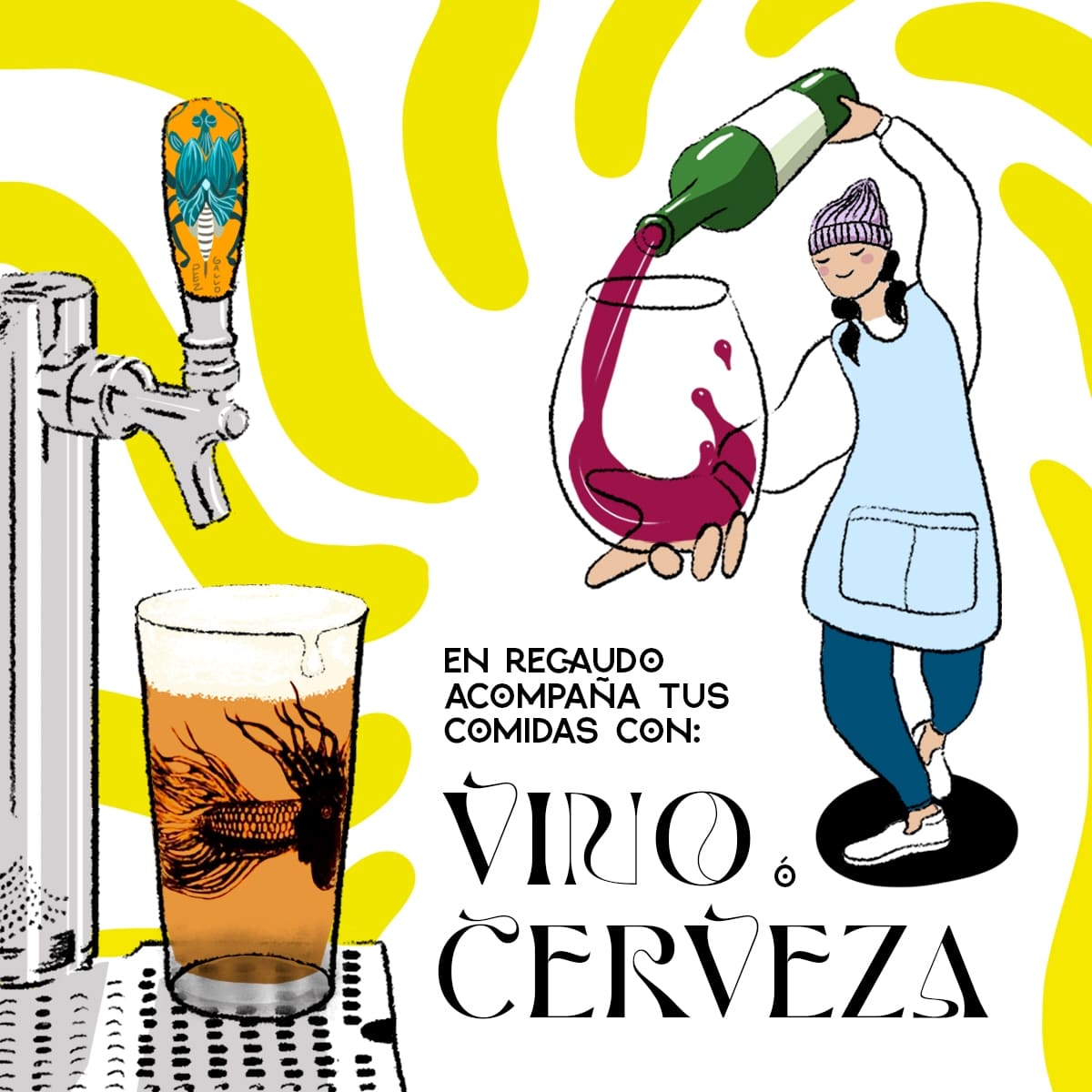 Promocional de vinio y cerveza recaudo 